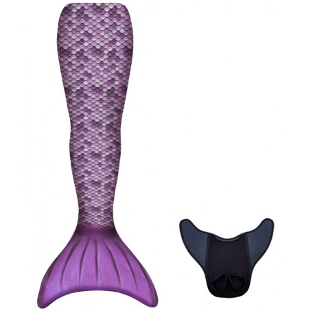 Conjunto Kuaki Sirena LILA 2PCS (Cola de sirena + Monoaleta)