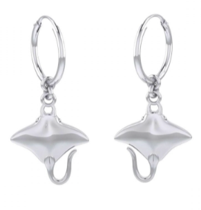 Pendientes de Aro Mantas Scuba Gifts