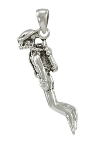 Colgante Buceador Vertical Scuba Gifts