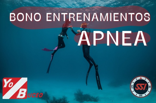 Bono de 5 Entrenamientos supervisados de Apnea