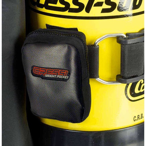 [EIC 760099] Bolsillo Porta Lastre Cressi para Cincha Botella (unidad)