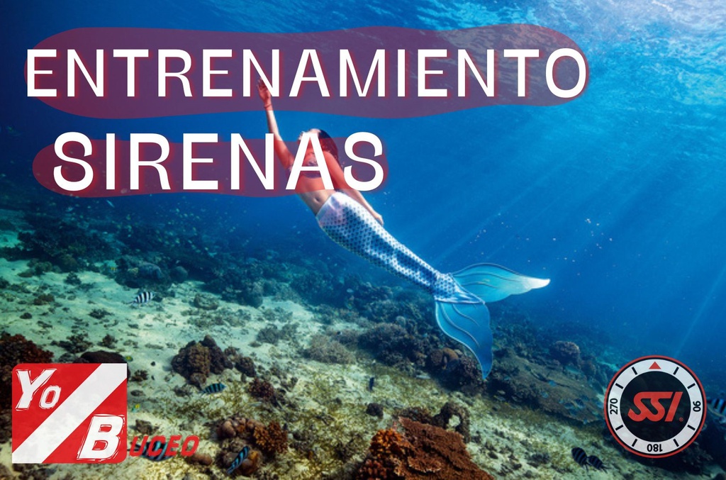 Bono de 5 entrenamientos de Sirena/Tritón