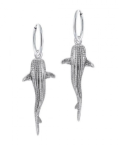 [TER1799] Pendientes de aro Tiburón Ballena Scuba Gifts