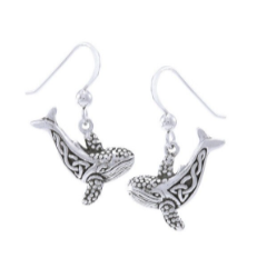 [TER034] Pendientes Largos Ballena Celta Scuba Gifts