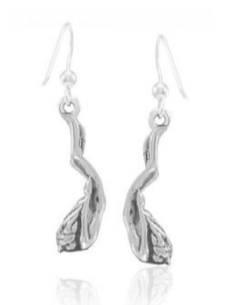 [TER1683] Pendientes Largos Apneista Chica Scuba Gifts