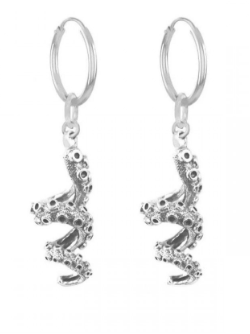 [TER2014] Pendientes Aro Tentáculos de Pulpo Scuba Gifts