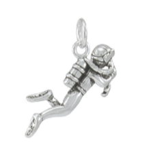 [TC593] Colgante pequeño Buceador Scuba Gifts