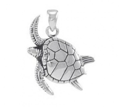 [TPD828] Colgante Tortuga Marina Nadando Scuba Gifts