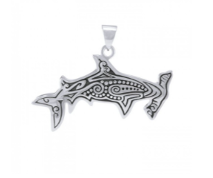 [TPD4908] Colgante Tiburón Martillo Aborigen Scuba Gifts