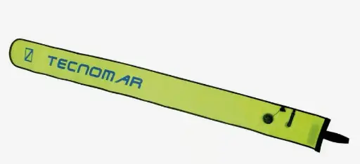 [ACC-87] Boya Seguridad Tecnomar Pico Pato Amarilla (183x18)